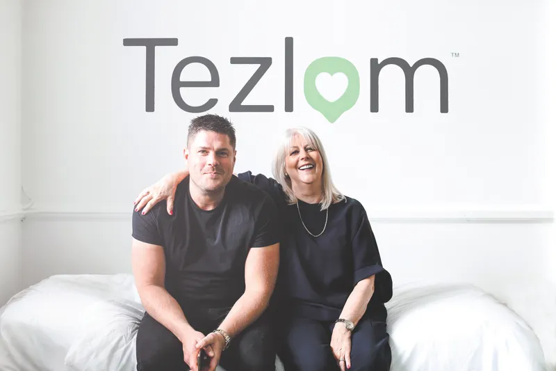 Ryan and Roz at the Tezlom HQ in Southport